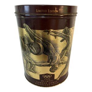 1992 Uncle Ben’s Rice Tin – Olympic Games Barcelona Limited Edition Vintage Cani